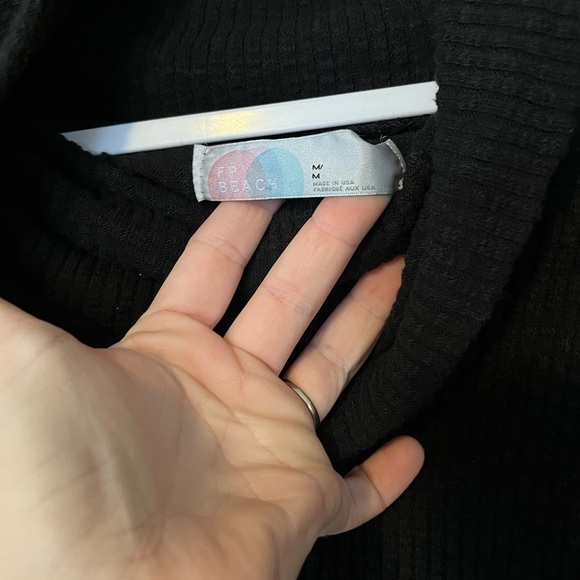 Free People World Traveler Open Back Turtleneck - Picture 4 of 5